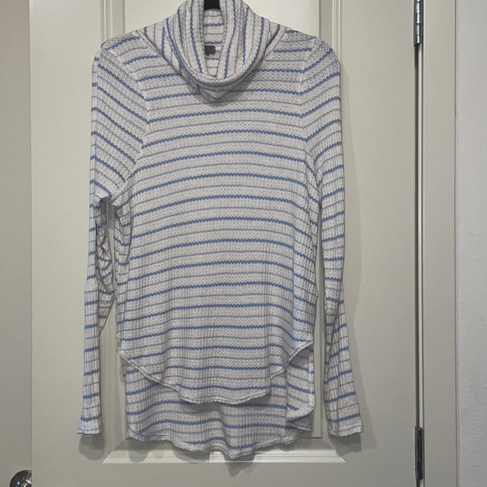 Free People We The Free Pullover Cowl Neck Knit Sweater Top